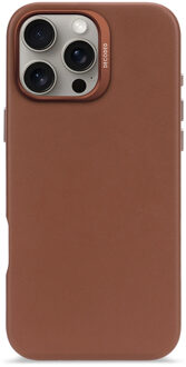 Decoded Leather Backcover MagSafe voor de Apple iPhone 16 Pro Max - Tan Bruin