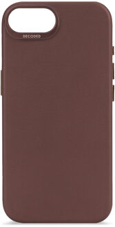 Decoded Leather Backcover voor de Apple iPhone 17e / 16e - Chocolate Brown Bruin
