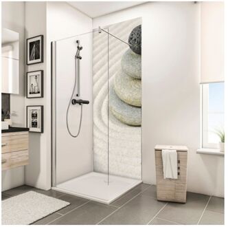 Decodesign 90x210 Cm Foto 631 Zandsteen. Wandpaneel Met Een Aluminium Toplaag Geschikt Voor In De Douche