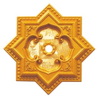 Decogold 60*60 Cm Star Palace Plafond Accessoire Goud Decoratieve Plafond