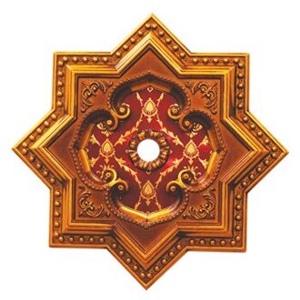 Decogold 60*60 Cm Star Palace Plafond Accessoire Koffie Decoratieve Plafond
