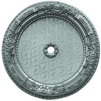 Decogold 60 Cm Ronde Paleis Plafond Navel Plafond Accessoire Zilver Decoratieve Plafond