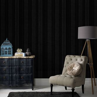 Decomode Vliesbehang Vacht - Zwart - Glitter - 10,05m X 52cm