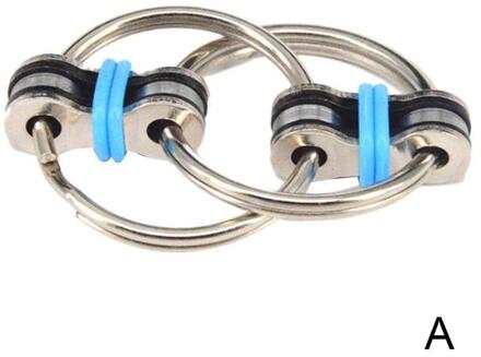 Decompressie Keten Vent Speelgoed Decompressie Ketting Fietsketting Gesneden Gesp Zintuiglijke Speelgoed Stress Verlichten blauw