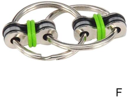 Decompressie Keten Vent Speelgoed Decompressie Ketting Fietsketting Gesneden Gesp Zintuiglijke Speelgoed Stress Verlichten groen