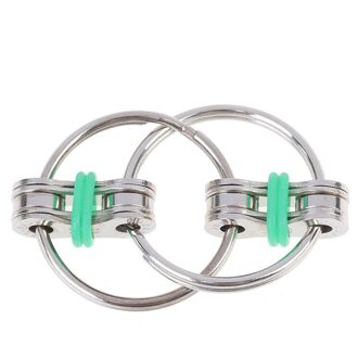 Decompressie Ketting Fidget Hand Spinner Vinger Speelgoed Bike Chain Anti-Stress Speelgoed Sleutelhanger Sleutelhanger GN