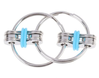Decompressie Ketting Fidget Hand Spinner Vinger Speelgoed Bike Chain Anti-Stress Speelgoed Sleutelhanger Sleutelhanger LB