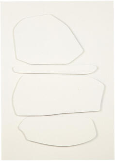 Decopaneel Nordic Off-white - 70x50 Cm - MDF - Beige#Wit#Crème - 2.8x50x70 Cm