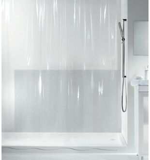 decor CLEAR - douchegordijn - PVC - 180  x 200 cm - TRANSPARANT