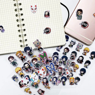 Decor Stationery Kids Gift Anime Demon Slayer:Kimetsu No Yaiba Kamado Tanjirou 3D Bubble Stickers Diary Notebook DIY 1 Sheet