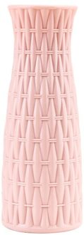 Decor Vaas Thuis Bloemstuk Bloem Woonkamer Moderne Creatieve Eenvoudige Verse Water Cultuur Home Decoratie Ornament roze