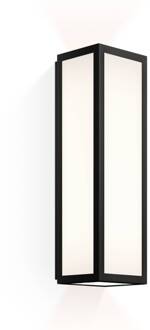 Decor Walther Bauhaus 1 N LED wandlamp zwart mat zwart, opaal