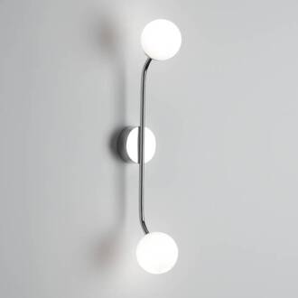 Decor Walther PEP wandlamp, 2-lamps, chroom chroom, gesatineerd