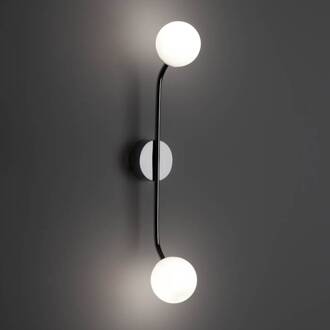 Decor Walther PEP wandlamp, 2-lamps, zwart zwart, mat