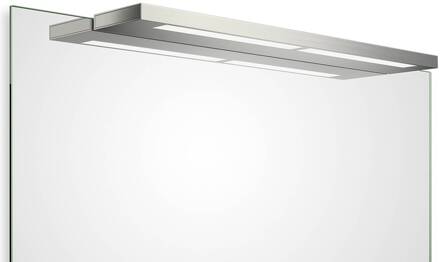 Decor Walther Slim 1-60 N LED spiegellamp nikkel mat nikkel, mat wit