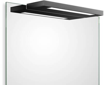 Decor Walther Slim 1 N LED spiegellamp zwart mat zwart, mat wit