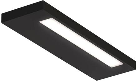 Decor Walther Slim 34 N LED wandlamp, zwart mat zwart, mat wit