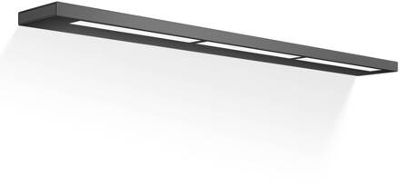 Decor Walther Slim 80 N LED wandlamp, zwart mat zwart, mat wit