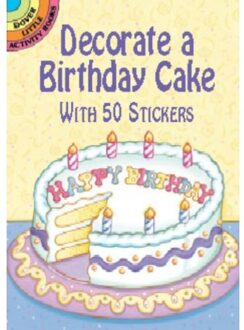 Decorate A Birthday Cake With 50 Stickers - Little Activity Books - Robbie Stillerman