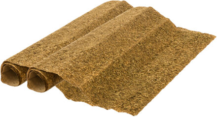 Decoratie achtergrond - 2x stuks - zand/woestijn - voor kerststal - 50 x 70 cm - papier/karton