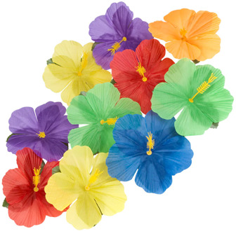 Decoratie - Hawaii Tropische Decoratie Bloemen 24 stuks