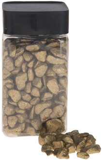 Decoratie/hobby stenen/steentjes - goud - 600 gram - vulling materiaal - korrels