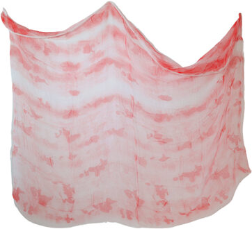 Decoratie laken/doek/kleed met bloed 200 x 250 cm Multi