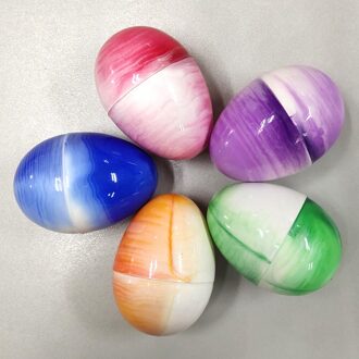 Decoratie Marmer Kleur Opening Eierschaal 8X5.5Cm Plastic Ei Easter Egg Voor Cadeau 10 Stks/partij