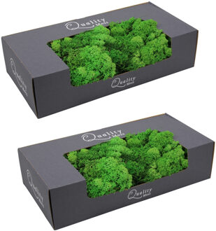 Decoratie mos - groen - naturel - 1000 gram - Finlands moss - hobby materiaal