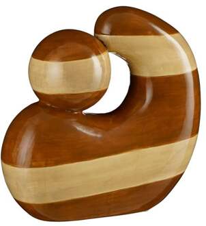 Decoratie Object - L25,5 x B10,5 x H25 cm - Oker Geel