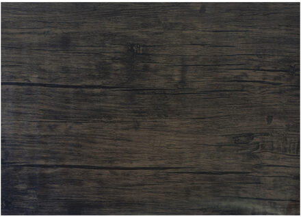 Decoratie plakfolie - 3x - donkerbruin hout patroon - 45 cm x 2 m - zelfklevend