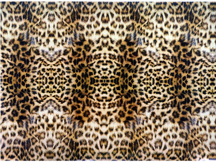 Decoratie plakfolie - panter print - 45 cm x 2 m - zelfklevend - Meubelfolie