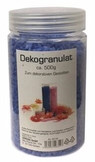 Decoratie steentjes blauw 500 gram