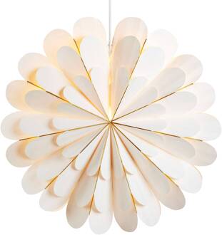 Decoratie ster Marigold als hanglamp, wit, Ø 60 cm