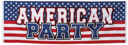 Decoratie - USA Polyester Banner 220x74cm