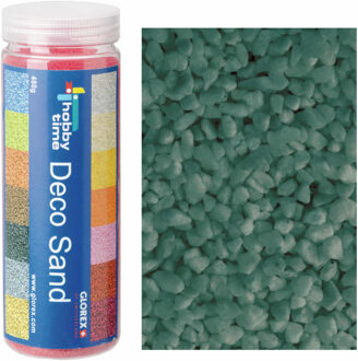 Decoratie zand/kiezels - 2x - blauw - 500gr - zandkorrels - mini steentjes - 2 tot 6 mm