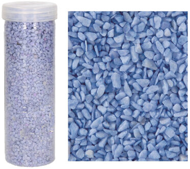 Decoratie zand/kiezels - lila - 500gr - zandkorrels - mini steentjes - 2 tot 6 mm