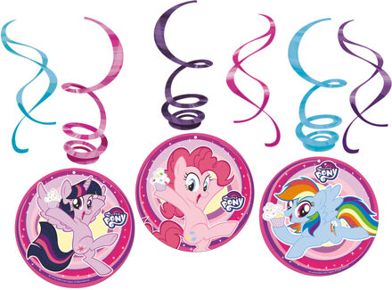 Decoratiespiralen My Little Pony 6 Stuks Multikleur