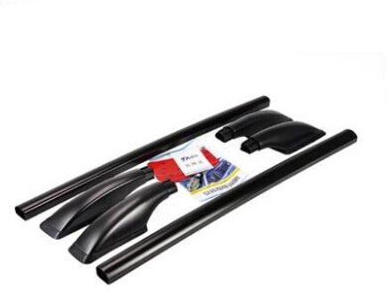 Decoratieve Aluminium Imperiaal Dozen Side Rails Bars Bagagedrager Voor Peugeot 307 2004 05 06 07 08 09 10 11 12 13 DA033 zwart