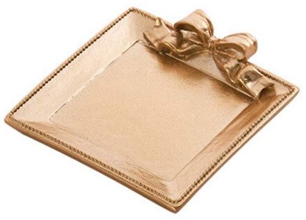 Decoratieve Gouden Sieraden Lade Slaapkamer Woonkamer Decoratie Ketting Sieraden Fruitschaal Ambachten Trinket Lade Organizer J1