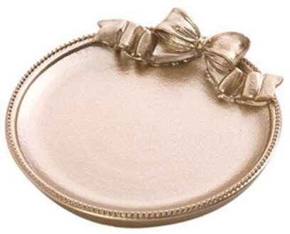 Decoratieve Gouden Sieraden Lade Slaapkamer Woonkamer Decoratie Ketting Sieraden Fruitschaal Ambachten Trinket Lade Organizer S2