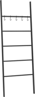 Decoratieve ladder Tess H 177 cm zwart