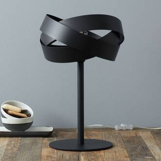 Decoratieve tafellamp Tornado zwart