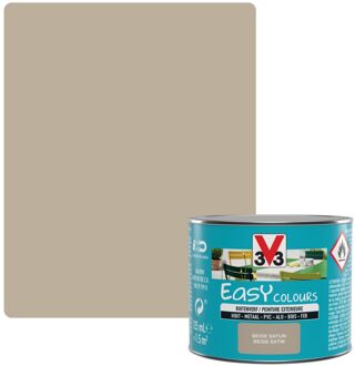 Decoratieve Verf Easy Colours Beige Zijdeglans 0,125l