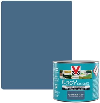 Decoratieve Verf Easy Colours Stormblauw 0,125l