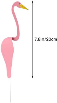 Decoratieve Witte Eend Swirl Vogel Een Grillige En Vogel Dat Draait Met De Lichte Tuin Decoratie Model 20cm