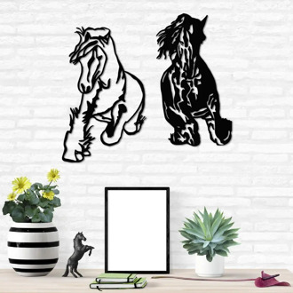 DECORATIVE METAL LASER CUTTING HORSES