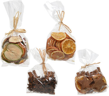 Decoris Decoratieset natuur kaneel/sinaasappel verschillende