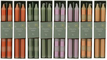 Decoris Dinerkaars 23cm set a 2 stuks verschillende