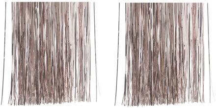 Decoris Engelenhaar - 2x zakjes - lichtlichtroze - 50 x 40 cm - folie - lametta - slierten - kerstversiering